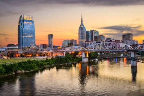Image of the city of Nashville where Luana Cleaning Service operates